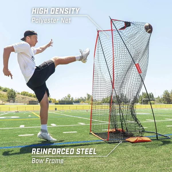 Gosports Football 7& x 4& Kicking Net - Sideline Practice for Punting or Place Kicks, Ultra-Portable Design