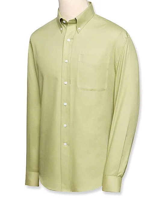 Cutter & Buck Epic Easy Care Fine Twill Mens Big and Tall Dress Shirt
