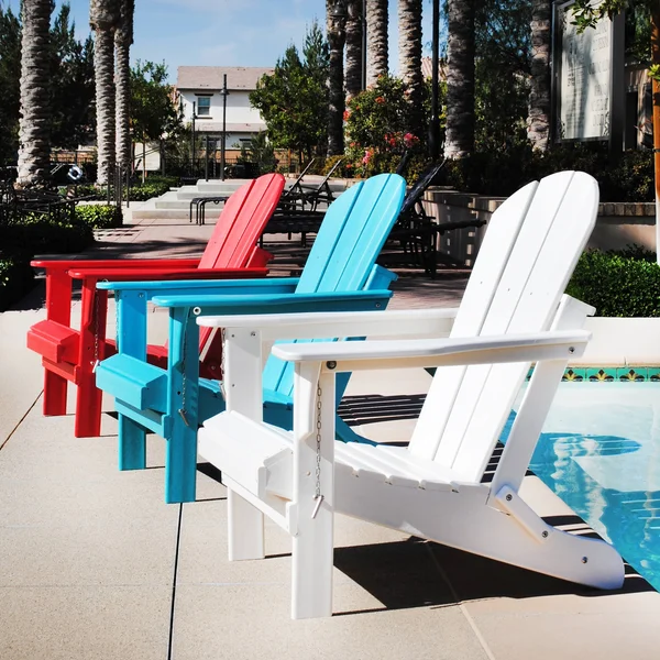 Westin Outdoor 2001029 Outdoor Folding Plastic Adirondack Chair Dark Green