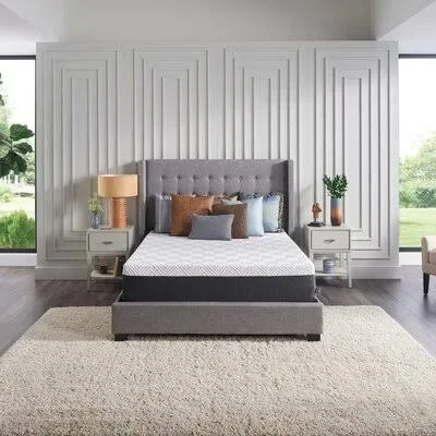 Sealy Copper Chill 12x22 Medium Graphite Infused Gel Memory Foam Mattress Sealy Mattress Size: Full