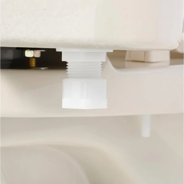 Glacier Bay 2-Piece 1.28 GPF High Efficiency Single Flush Elongated Toilet in Bone