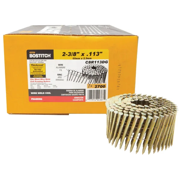 Nail Coil RG Gal 0.113x2-3/8ft C8R113DG