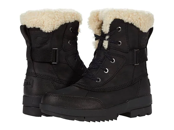 Sorel Women's Tivoli IV Parc Boot - 6 - Black - Sea Salt