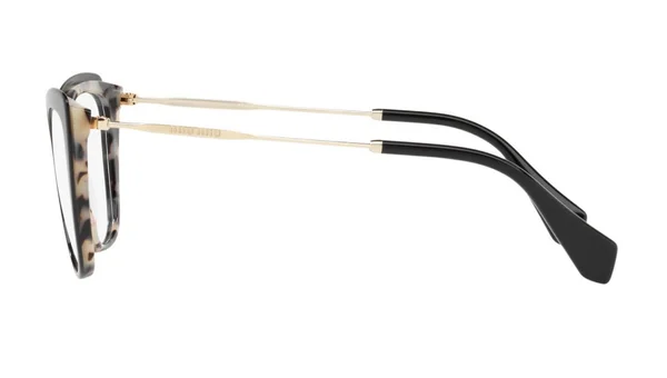 Miu Miu MU02QV Eyeglasses - White Havana/Top Black (ROK1O1)