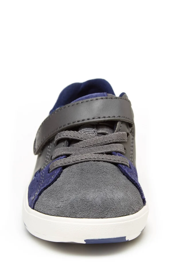 Stride Rite M2P Maci (Toddler) Grey/Navy - Toddler Boy's, Size: 5