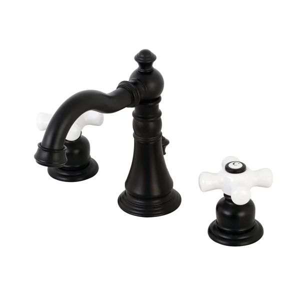 Kingston Brass FSC1970PX American Classic 8 in. Widespread Bathroom Faucet - Matte Black