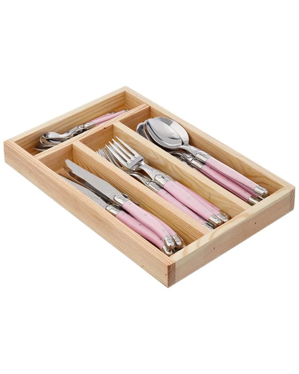 Jean Dubost 24pc Flatware Set
