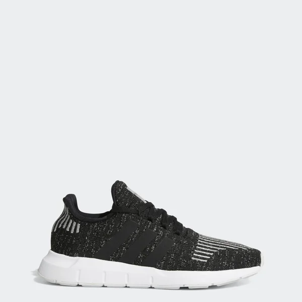 Adidas Swift Run Black/White Print Women's Shoes - Size: 8.5
