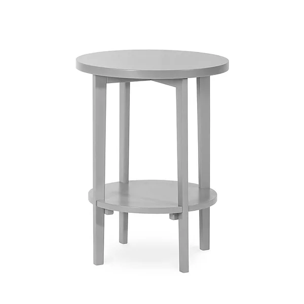 Forever Eclectic Halo Side Table - Cool Gray