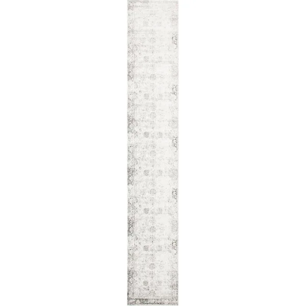 Unique Loom Sofia Casino Gray 3& 3 x 19& 8 Runner Rug - Grey