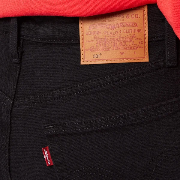 Levi&s 501 Crop Jeans in Black
