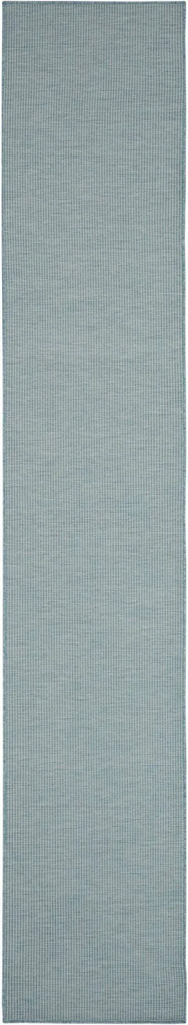 Nourison POS01 Positano Blue/Green Area Rug- 8& x Round