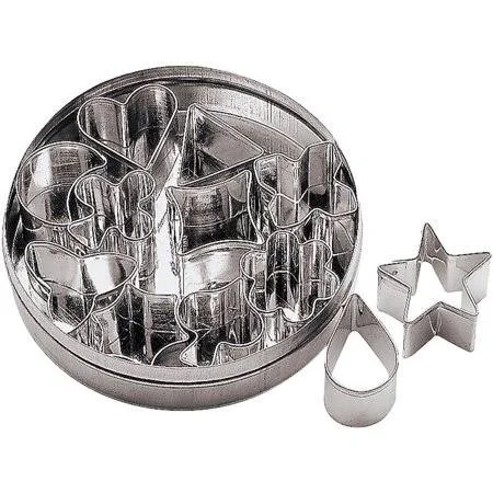 Paderno World Cuisine 47304-06 Geometric Shapes Dough Cutter Tin