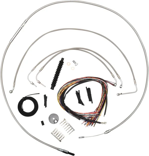 La Choppers Complete Handlebar Cable and Brake Line Kits - LA-8010KT2-13