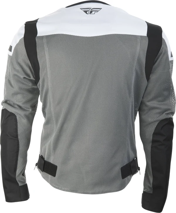 Fly Racing Flux Air Jacket Black/White 2x