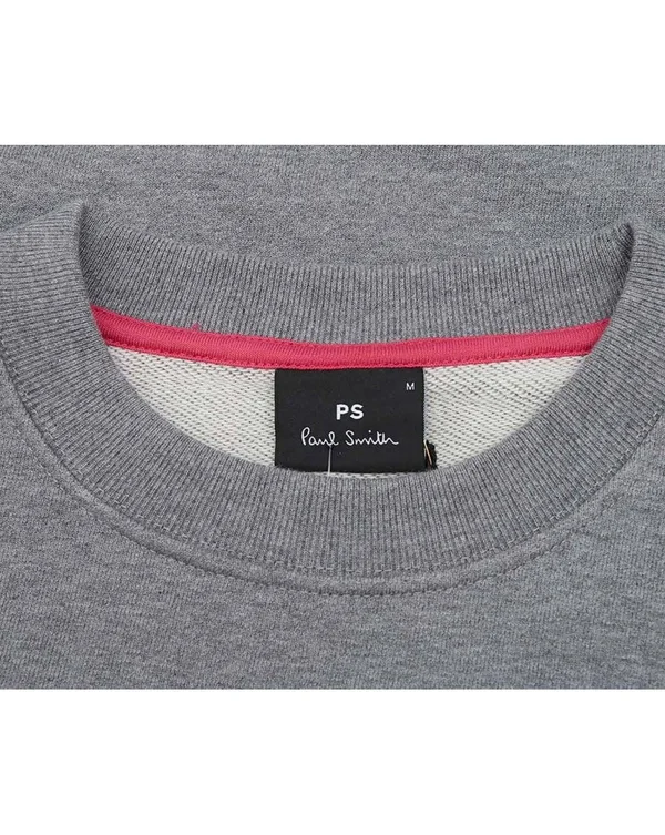 PS by Paul Smith Crew Neck Zebra Sweatshirt Colour: Grey - Size: XXL
