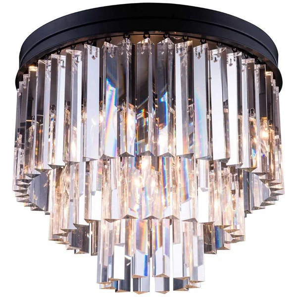 Elegant Lighting-1201F20MB-GT/RC-Sydney - 20 inch 9 Light Flush Mount