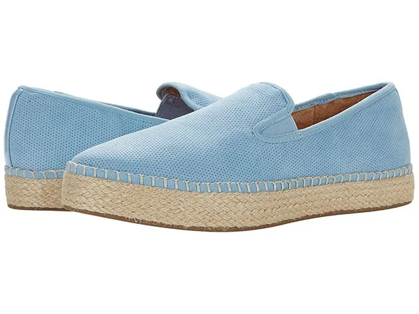 Dr. Scholl&s Far Out Women's Flat Shoes Dream Blue Microfiber : 6.5 M