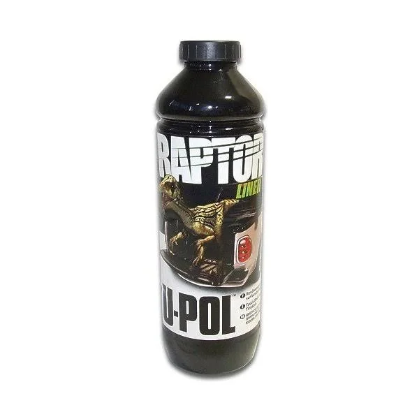 U-POL 0820 Raptor Black Truck Bed Liner & Texture Coating - 4 Liters Upol 820_4L