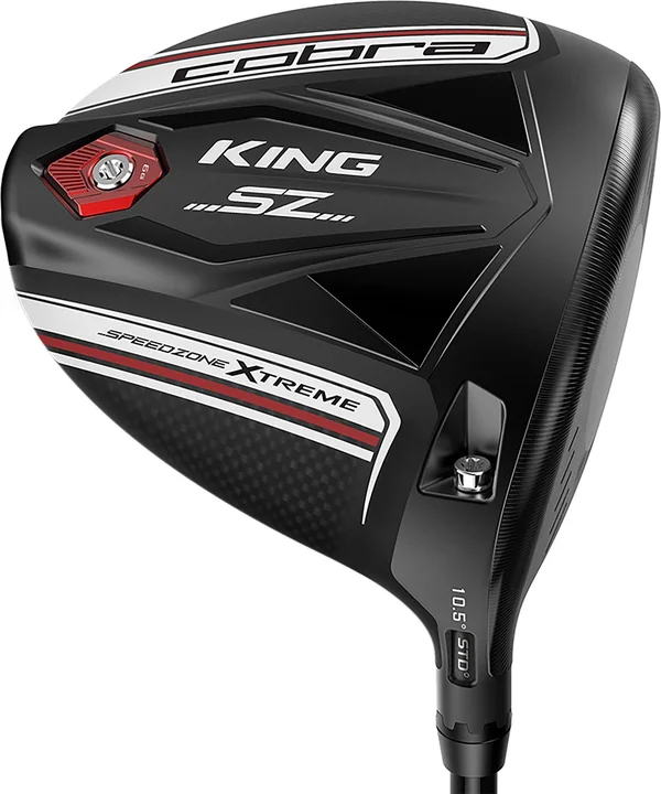 Cobra King Speedzone Xtreme Driver – Black/White, Left Hand, Men's