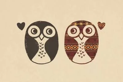 Framed Poster Prints - Opposites Attract by Terry Fan ( Prints & publications > Children's Illustrations art)