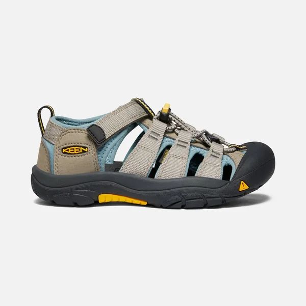 Keen Little Kids' Newport H2 Sandals Size 9, in Timberwolf/Smoke Blue