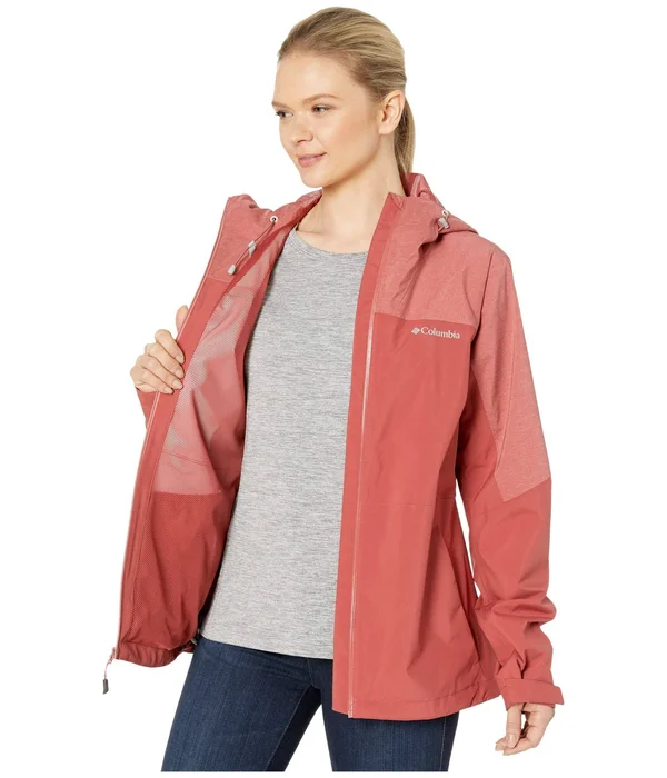 Columbia Women's Evolution Valley II Jacket - Large - Dusty Crimson/Dusty Crimson Heather