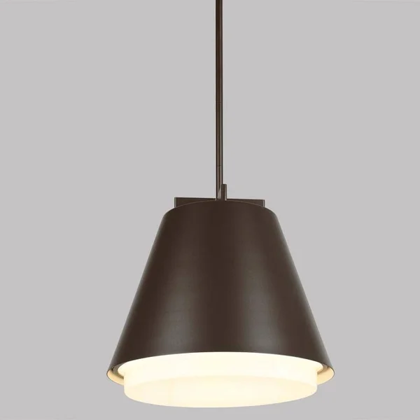 Tech Lighting 700OPBOW92718HUNV Bowman - LED Outdoor Pendant Charcoal