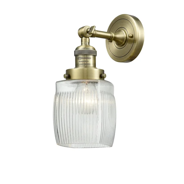 Innovations Lighting Colton 1 Light Sconce 203 BK G302 (Black)