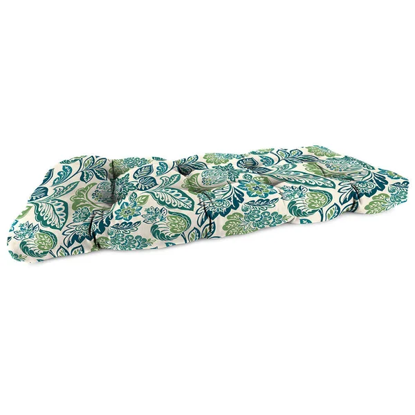 Jordan Mfg 44x22x18x22 Wicker Loveseat Opal