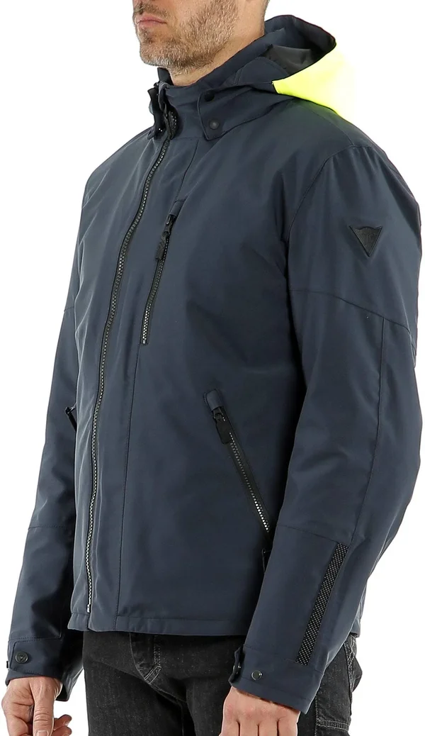 Dainese Mayfair D-Dry Jacket Yellow/Ebony 56