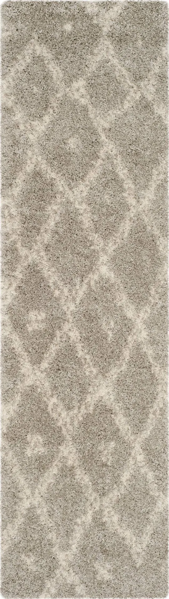 Safavieh Arizona Shag ASG747D 6&7x22 x 6&7x22 Square Grey - Ivory Area Rug