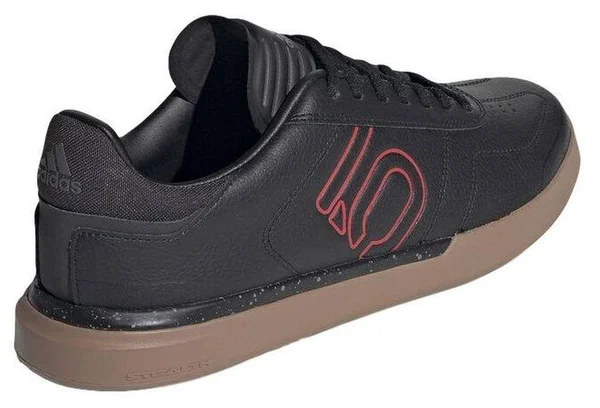 Five Ten Men's Sleuth DLX PU Shoe - 13 - Black - Scarlet, Gum