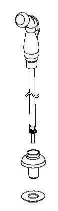 Pfister 951-023R Faucet Side Spray Antique Copper