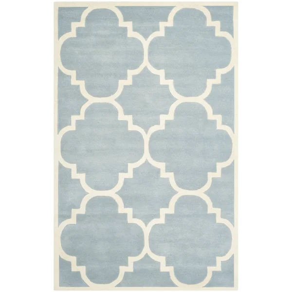 Safavieh Chatham Blue & Ivory 5& x 8& Rug