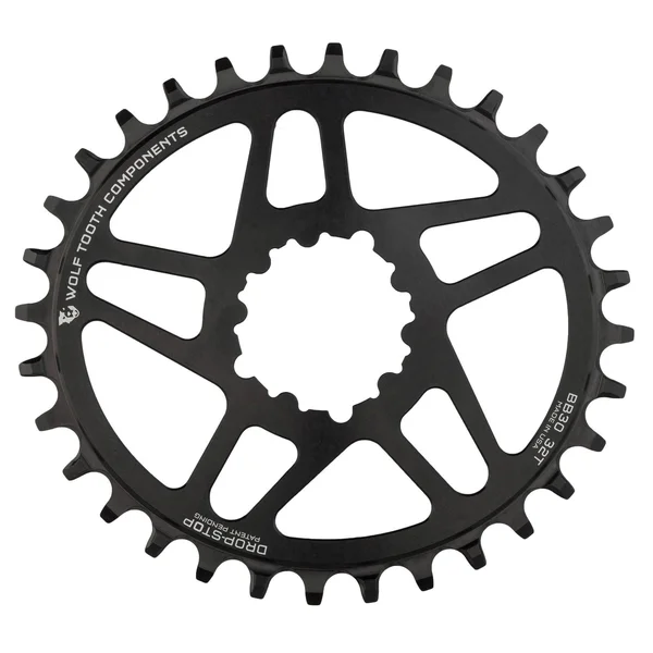 Wolf Tooth Components Direct Mount Drop-Stop Oval 32T Chainring for SRAM