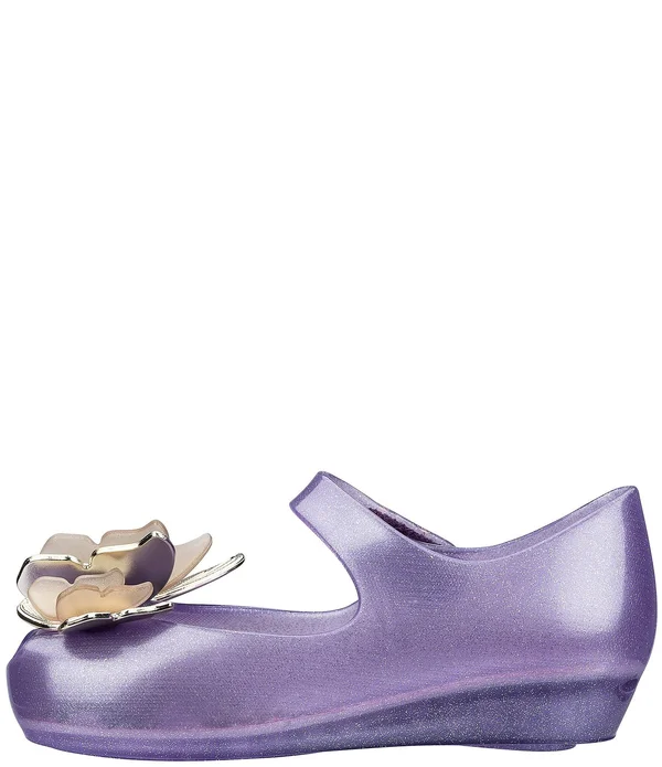Mini Melissa Ultragirl Fly III Mary Jane Flats, Baby/Toddler Pink