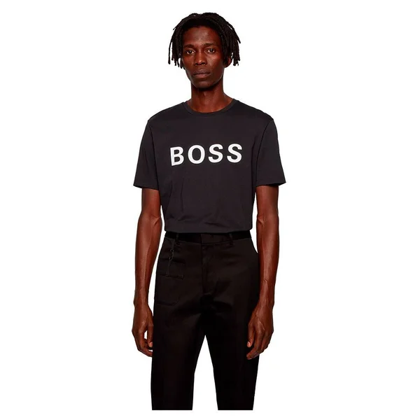 Boss Logo Crew Neck T-Shirt - Black