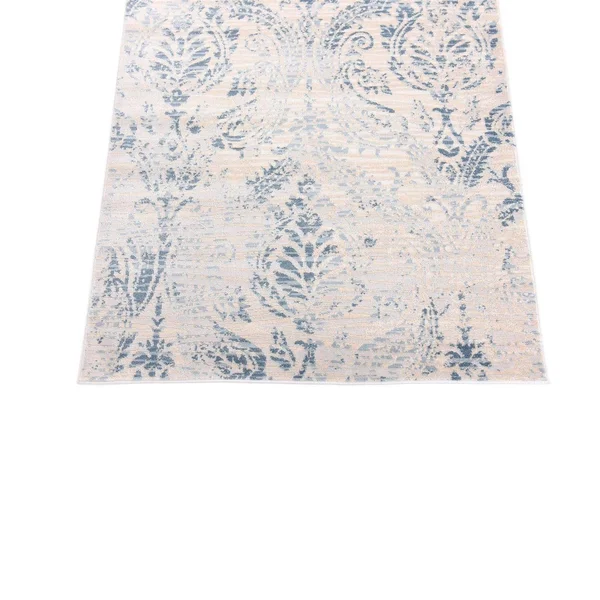 Unique Loom Paris Birch Blue 2& 7 x 10& 0 Runner Rug