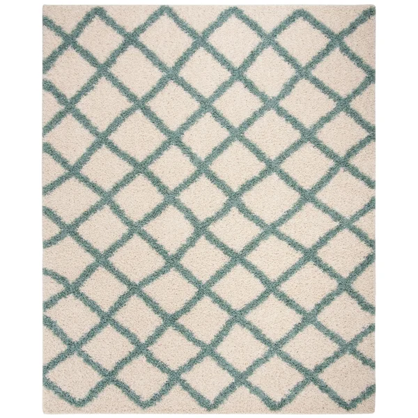 Safavieh Area Rug - Dallas Shag, Dark Grey, Ivory, 8& 6x22 x 12& 0x22