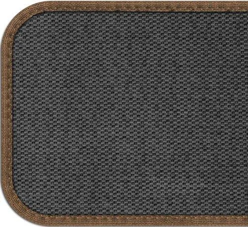 House - Home and More Set of 15 Skid-Resistant Carpet Stair Treads - Toffee Brown - 10 in. x 23.5 in.