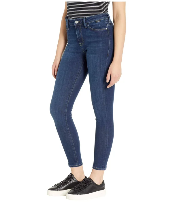 Mavi Alissa High-Rise Super Skinny Jeans in Dark Supersoft Jeans