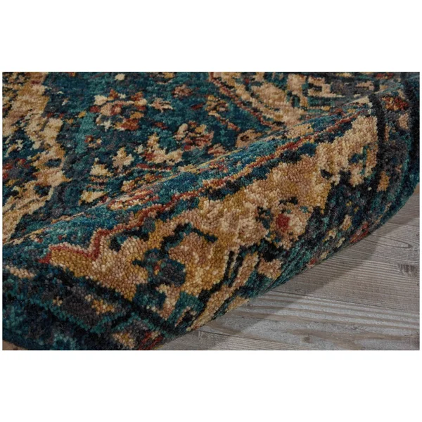 Nourison 2020 NR206 Area Rug, Teal, 2&3x22 x 11&