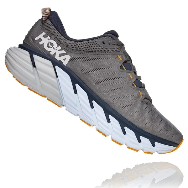 Hoka One One Men's Gaviota 3 Charcoal Gray-Ombre Blue - 12.5