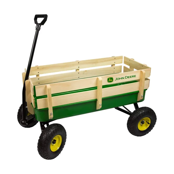 John Deere Green Stake Wagon
