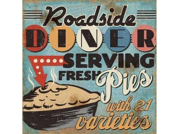 Tangletown Fine Art diners and Drive Ins II by Pela Studio
