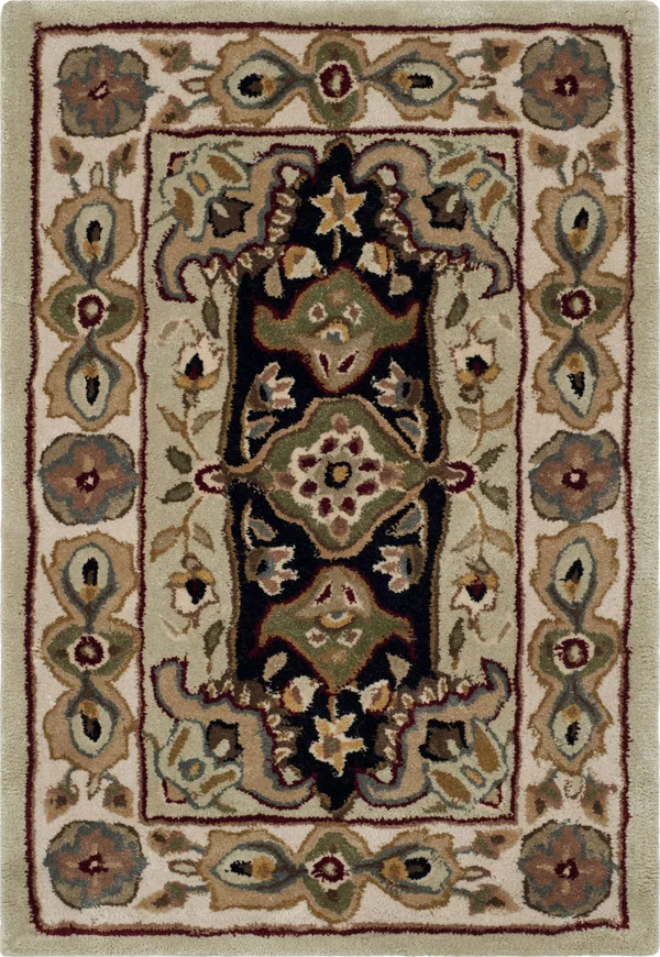 Safavieh Total Performance Rug Collection TLP718A - Soft Green - Ivory - 6' x 6' Round