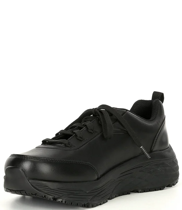 Skechers Men's Work Relaxed Fit Max Cushioning Elite SR Filchner, Black