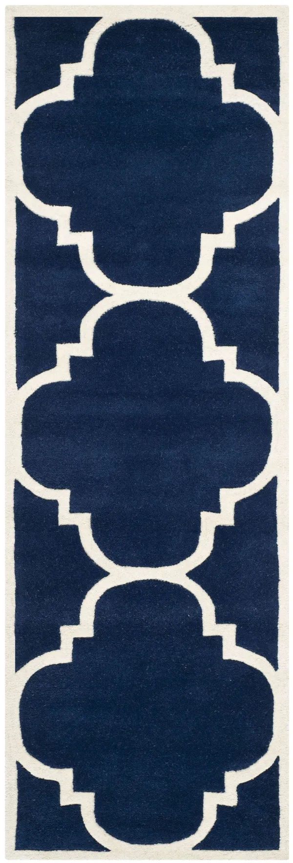 Safavieh Chatham Dark Blue & Ivory 2&-3x22 x 9& Rug