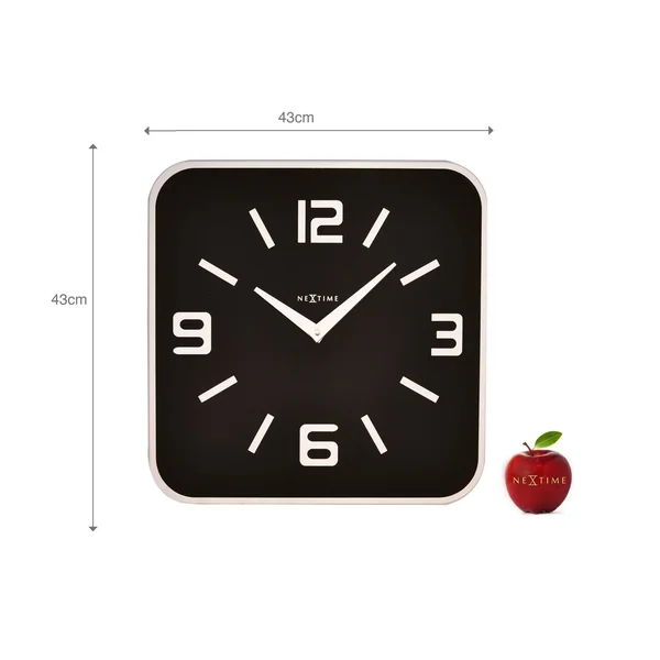 NeXtime - Shoko Wall Clock - Black